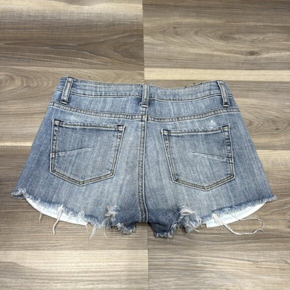 🏁 Aritzia Talula Denim Blue Women's Shorts size 25 - Picture 5 of 7